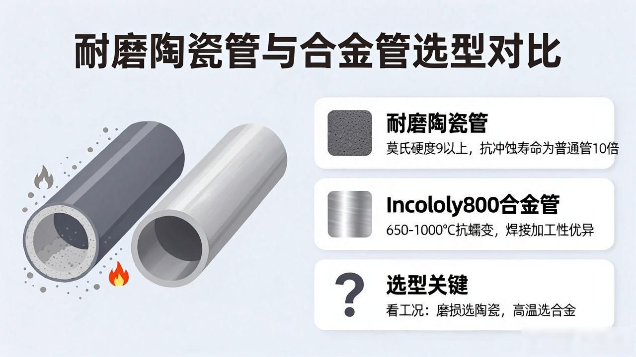金屬陶瓷耐磨管價(jià)格多少_耐磨陶瓷管鋼管_耐磨陶瓷管 Incoloy800合金管